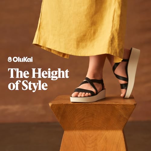 Sandales en cuir OLUKAI Onohi pour femme chaussure plateforme confortable chic