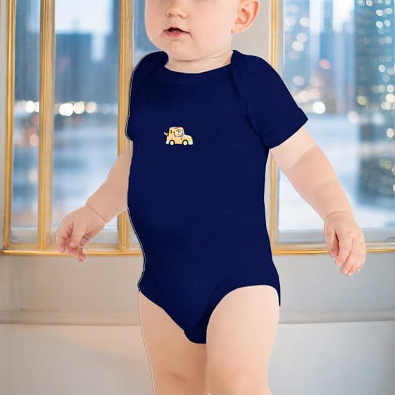 Image of VParents Rompers for New Born Baby Girl & Boy (Pack of 3), 100% Cotton Half Sleeve Romper /Bodysuit /Jumpsuit /Onesies /Sleepsuit For Infants & Toddlers, Comfortable Daily Wear Clothes For Babies