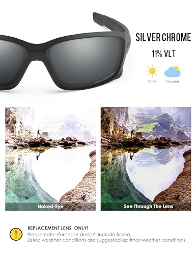 Image of BLAZERBUCK Anti-salt Polarize Replacement Lenses for Oakley Straightlink OO9331 Sunglass
