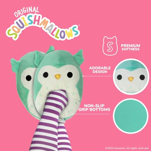 Image of Squishmallows Slippers Plush Lightweight Warm Comfort Soft Aline Slipper House Shoes for Kids and Adults (sizes 11-1 Little Kid / 2-5 Big Kid / 5-10 Adult)