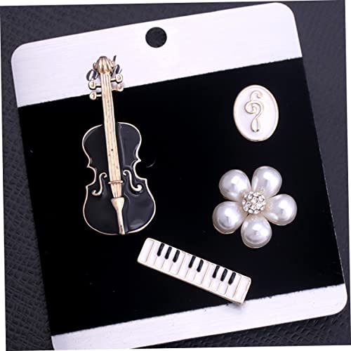 Broche forme de violon idée cadeau pour femmes ensemble épingles chic - 7