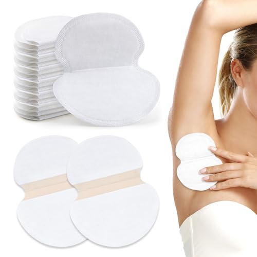 80 Pezzi Ascelle Assorbenti, Assorbenti Ascellari Antisudore, Assorbenti Ascellari contro le macchie di sudore da uomo e da donna, Traspiranti e Confortevoli, Ultra-Assorbente, Ideale per l'Estate