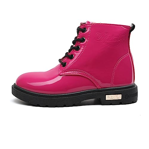 Cixi Maxu E-Commerce.co.ltd Kids Ankle Boots Boys Girls Waterproof Outdoor Combat Shoes Rose 1 M Us Little Kid #TOP1