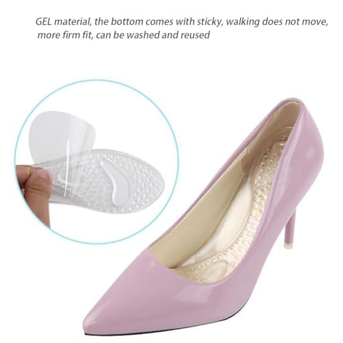 2 Pares Plantillas Gel Adhesivas para Tacones Altos miniatura 5