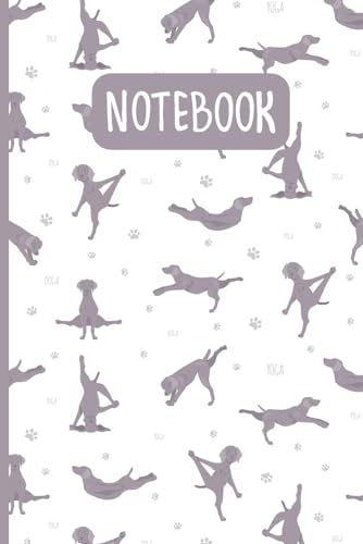  Funny Weimaraner Dog Pattern: Lined Journal Notebook Weimaraner Gifts for Weim lovers  6\