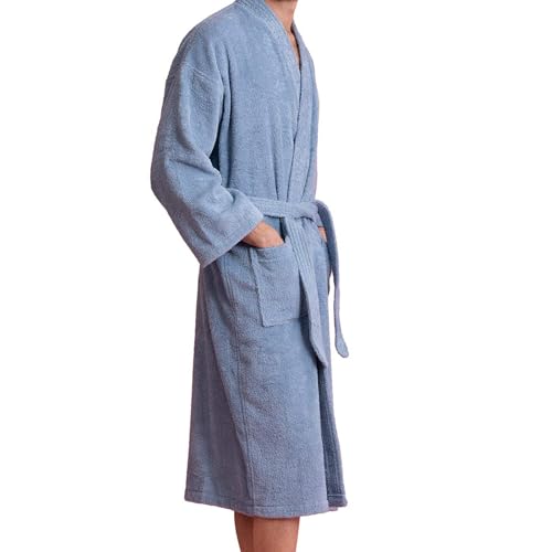 DECODEKO Albornoz Mujer y Hombre - 100% Algodón Premium 450 gr/m², Ultra Suave y Altamente Absorbente, Albornoz Unisex para Baño, Ducha, Spa, Piscina y Gimnasio, Regalo para Fiestas y Cumpleaños