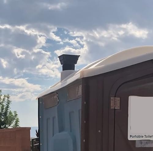 Spartan Sol Solar Ventilation Fan - Universal Fit For 3” And 4” Pipes - Portable Exhaust Fan For Porta Potty, Sheds, Dog Houses, Green Houses - Compact Size 6”X6”X4.5” #TOP2