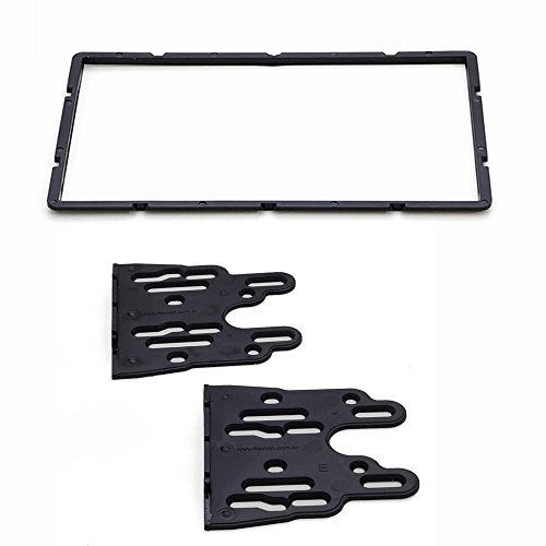 Moldura 2 Din para Nissan Kicks Original Black Piano - Epx 384