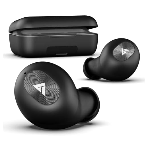 Boult Audio AirBass PowerBuds with Inbuilt Powerbank, 120H Total Playtime, IPX7 Fully Waterproof, Lightning Boult Type-C Fast Charging, Low Latency Gaming, TWS Earbuds with Pro+ Calling Mic (Black)