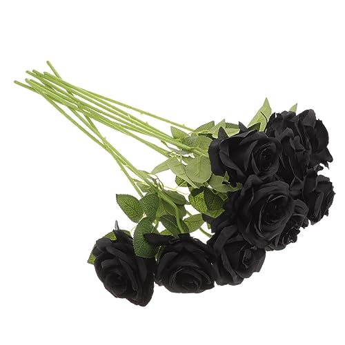 Roses artificielles d'halloween durables pour créer un arrangement à domicile sans entretien