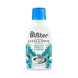 Buster Plughole Clean & Fresh Granules (Eucalyptus) Fast-Acting Dishwasher & Washing Machine Cleaner & Sink and Drain Cleaner for Bad Smells and Stains, Fresh Scent, 300g - Made in UK
