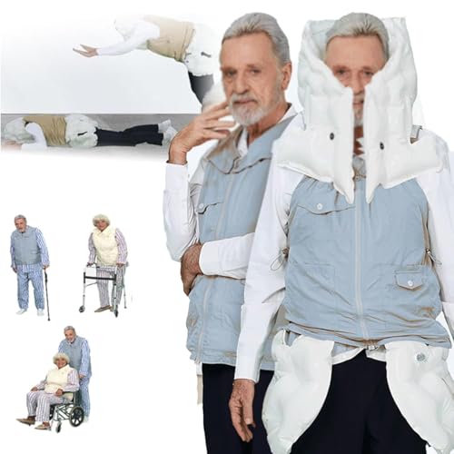 Gilet Airbag Antichute, Intelligent, Avec Application Pour Visualiser Les Données D'exercice, Veste De Cyclisme Pour Personnes épileptiques Ou Aveugles,L-Menblue