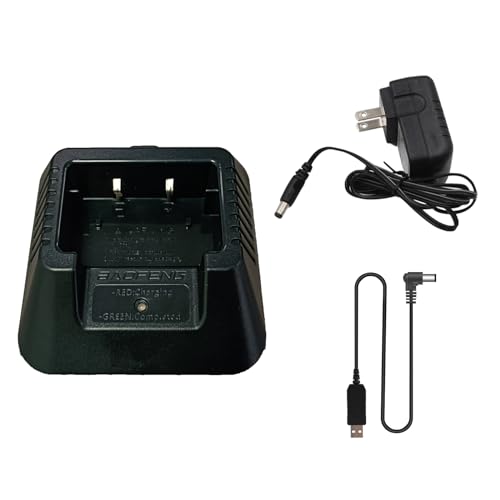 BAOFENG UV-5R Charger Base with USB Cable and US Adapter for BF-F8HP Two Way Radio Accessories