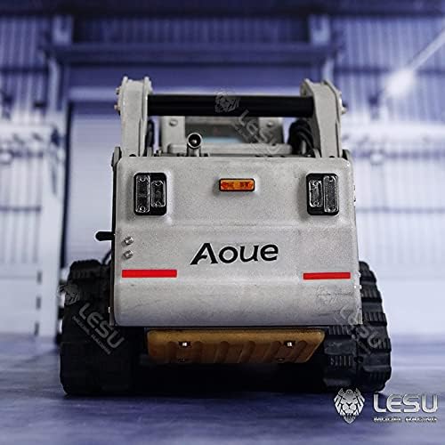 Lesu 114 RC Metal Hydraulic Aoue-LT5 Tracked Skid-Steer Loader DIY Model Lights