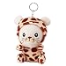 Eayoly Porte-clés en Peluche Tigre pour Enfants - Porte-clés Animal en Peluche Mignon de Bande dessinée - Cadeau Pendentif pour Sac à Main de Sac à Main de Portefeuille - Ornement de Sac de Voiture