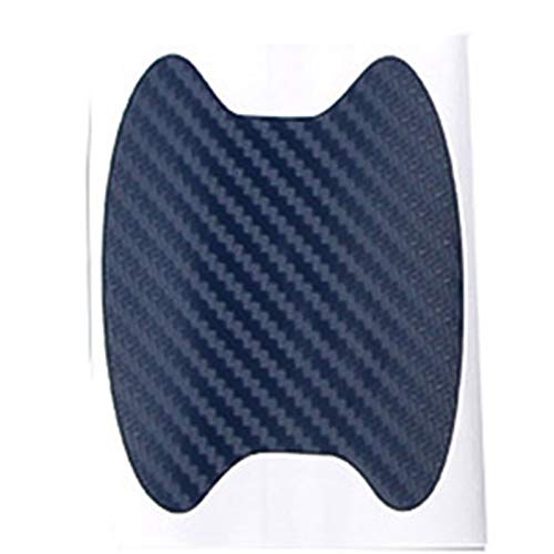 UGHen 4pcs / Set de Porte de Voiture Autocollant Scratches Corps Couverture résistant Décoration Poignée Automatique Film de Protection Extérieur Accessoires Voiture-Style (Color Name : Blue) Cover