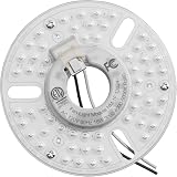 5 inch LED Retrofit Light Kit, Ceiling Fan Light Replacement with ETL & FCC Certification, Flicker-Free, Eye-Friendly Lighting, Easy Installation – Bedroom, Living Room, 3000K 4000K 5000K