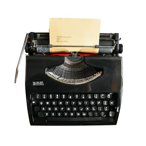 FXLUHAY Máquina de Escribir Manual portátil Tradicional Antigua Máquina de Escribir Vintage for un Flujo nostálgico Máquina de Escribir Manual portátil