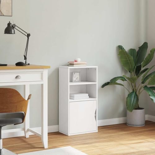 Armoire en bois massif blanc meuble de rangement durable de 79 cm - 5