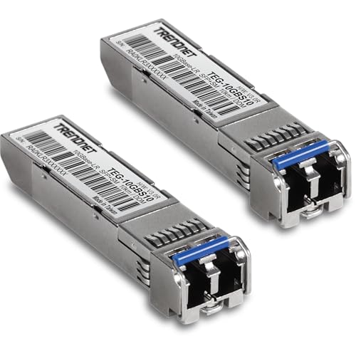 Módulos SFP+ TRENDnet de modo único para ampliar redes de fibra a 10 km