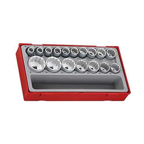 One-Day Sale: Up to 50% Off Teng Tools 17 Piece 1/2 Inch Drive Metric 12 Point Regular/Shallow Socket Set (10mm - 32mm) - TT1217 One-Day Sale: Up to 50% Off Teng Tools 17 Piece 1/2 Inch Drive Metric 12 Point Regular/Shallow Socket Set (10mm - 32mm) - TT1217