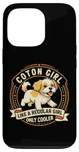 Coton Girl Like A Regular Girl Only Cooler - Coton Dog �X�}�z�P�[�X iPhone 13 Pro �p