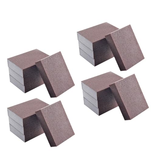 ASAKKURA Esponjas de Esmeril para Platos 15 Piezas, Esponjas de Limpieza para Fregadero Nanocarborundo, Útiles para Quitar Grasas y Eliminar Óxido en Cocina y Hogar