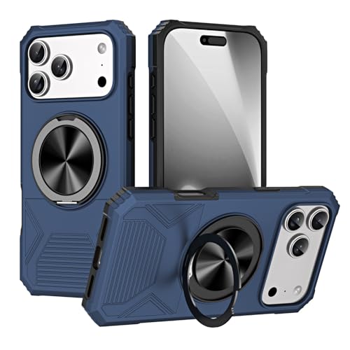 Coque iPhone 16 Pro Max bleue rigide silicone anti-chute résout le problème de support