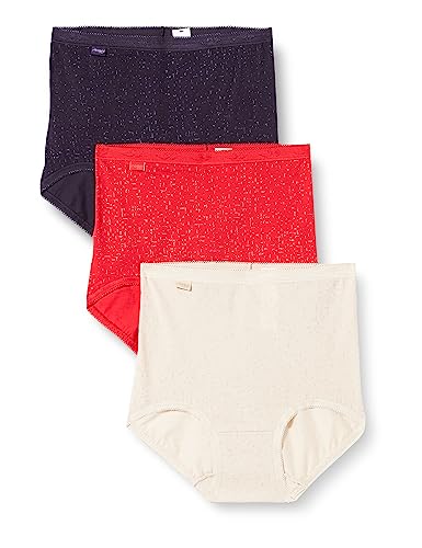 Culottes Taille Basse Sloggi Basic+ Lot De 3 - Coton Doux 95% - Taille 40 à 60