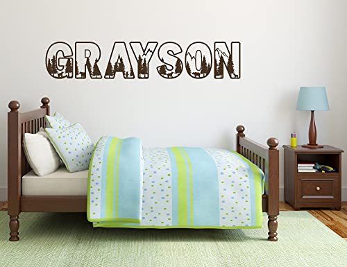 Vinilo Decorativo Personalizable Forest Bear para Pared miniatura 5
