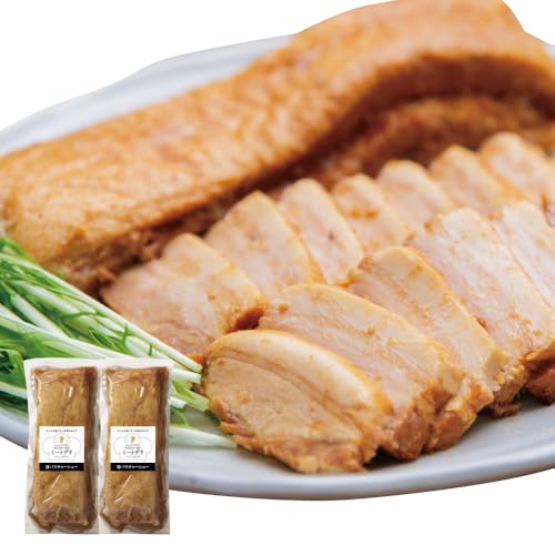 特大サイズの豚バラチャーシュー 450g×2本[みなみさつまのミートデリ]