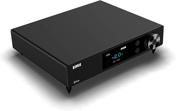 S.M.S.L VMV D1se2 Hi-Res USB DAC, ES9039MSPRO Chip MQA DSD512 PCM 32bit/768kHz THD+N 0.00005%,USB/Optical/Coaxial/Bluetooth/I2S Input with Remote Control
