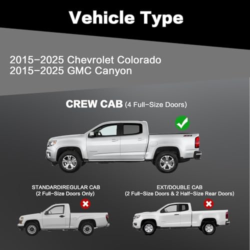 Estribos para Chevy Colorado & GMC Canyon 2015-2026 miniatura 2