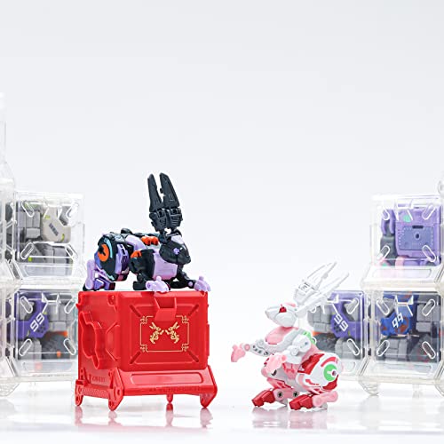 52Toys Beastbox Bb-54 Ironblood Loyalheart Deformation Toys Action Figure, Converting Toys In Mecha And Cube, Perfect Birthday Party Gift For Teens And Adults #TOP6