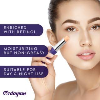 Retinol Eye Stick & Caffeine Under Eye Brightener – Under Eye Balm Stick for Dark Circles, Puffiness, Eye Bags, Wrinkles & Fine Lines, Cooling Under Eye Stick, 2 Pack - Image 3