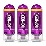 K-med 2 Em 1 203g Kit Com 3 Unidades De Lubrificante Íntimo
