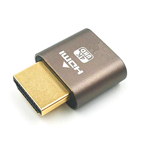 HDMI Dummy Plug,Headless Ghost, Display Emulator ï¼ˆFit Headless-1920x1080@60Hzï¼‰ 1Pack