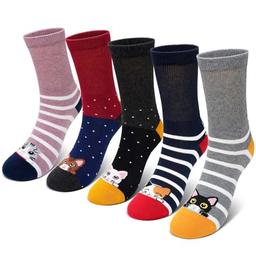 PUTUO Kinder Socken für Jungen Mädchen: Nahtlose Kindersocken...