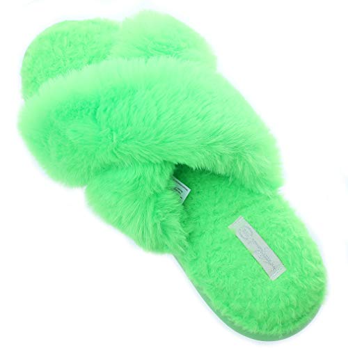 Millffy womens slippers cross band Mrs slip on flip flop slippers open toe house slippers for summer