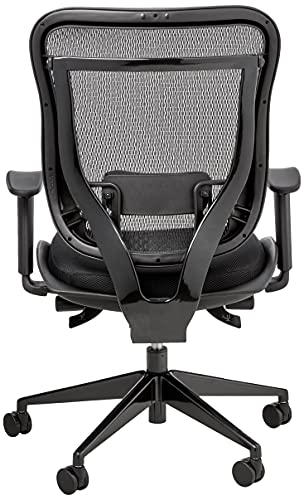 Space Seating Breathable Mesh High Back And Padded Seat, Ultra 2-To-1 Synchro Tilt Control, Seat Slider And Gunmetal Finish Executive Chair #TOP6