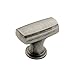 Amerock Highland Ridge 1-3/8" Rectangular Knob, Aged Pewter - BP55311AP