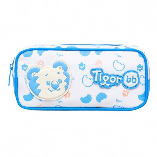 Estojo Escolar Simples Infantil Tigor Tigre Glow Pacific