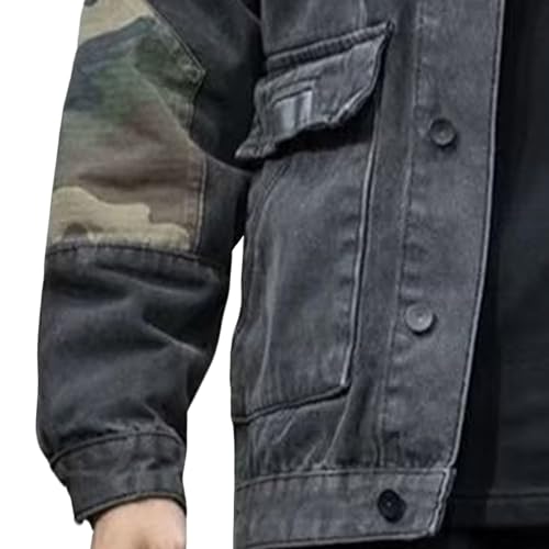 Chaqueta vaquera slim fit para hombre estilo vintage miniatura 3
