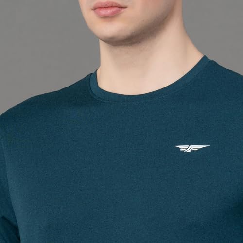 Image of Red Tape Activewear Round Neck T-Shirt for Men | Quick Dry | Anti Microbial | Stretchable