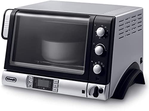 GYKOZY Microwave Oven in Silver Tact Built in Electric Single Oven - Stainless Steel Premium Convection Halogen Oven Cooker Ideals for Roasting