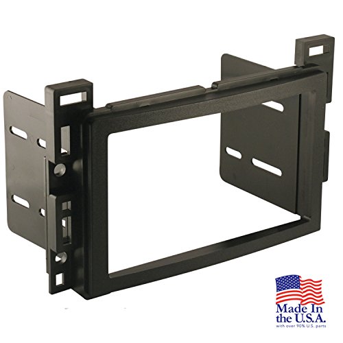 SCOSCHE GM1599B 2004-Up Chevrolet, 2005-Up Pontiac, 2006-Up Saturn Double DIN or DIN w/pocket