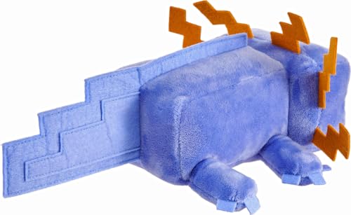 Mattel Minecraft Plüschfigur, sammelbarer blauer Axolotl – Ansicht 5