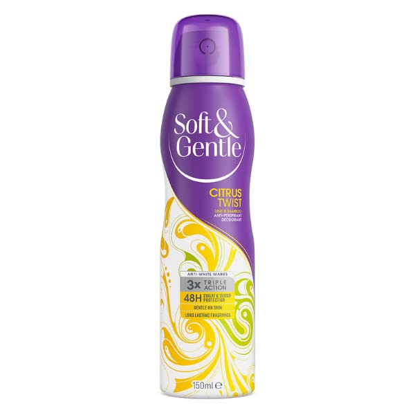 Soft & Gentle Citrus Twist Anti-Perspirant Spray 150ml
