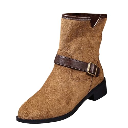 Bottes à talon moyen et bout rond pour rayonner en ville cet hiver