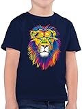 ✔️ LÖWEN DESIGN: Das Thema Wildnis ist bei vielen sehr beliebt und du suchst passende teeshirt dazu. Hast du nach „shirt kinder bunt“ gesucht? Dieses lustige Motiv ist das perfekte Geschenk und zaubert Kindern und Löwen-Fans garantiert ein Lächeln ins Gesicht. Die witzige Grafik ist der Eye-Catcher zu jedem Anlass